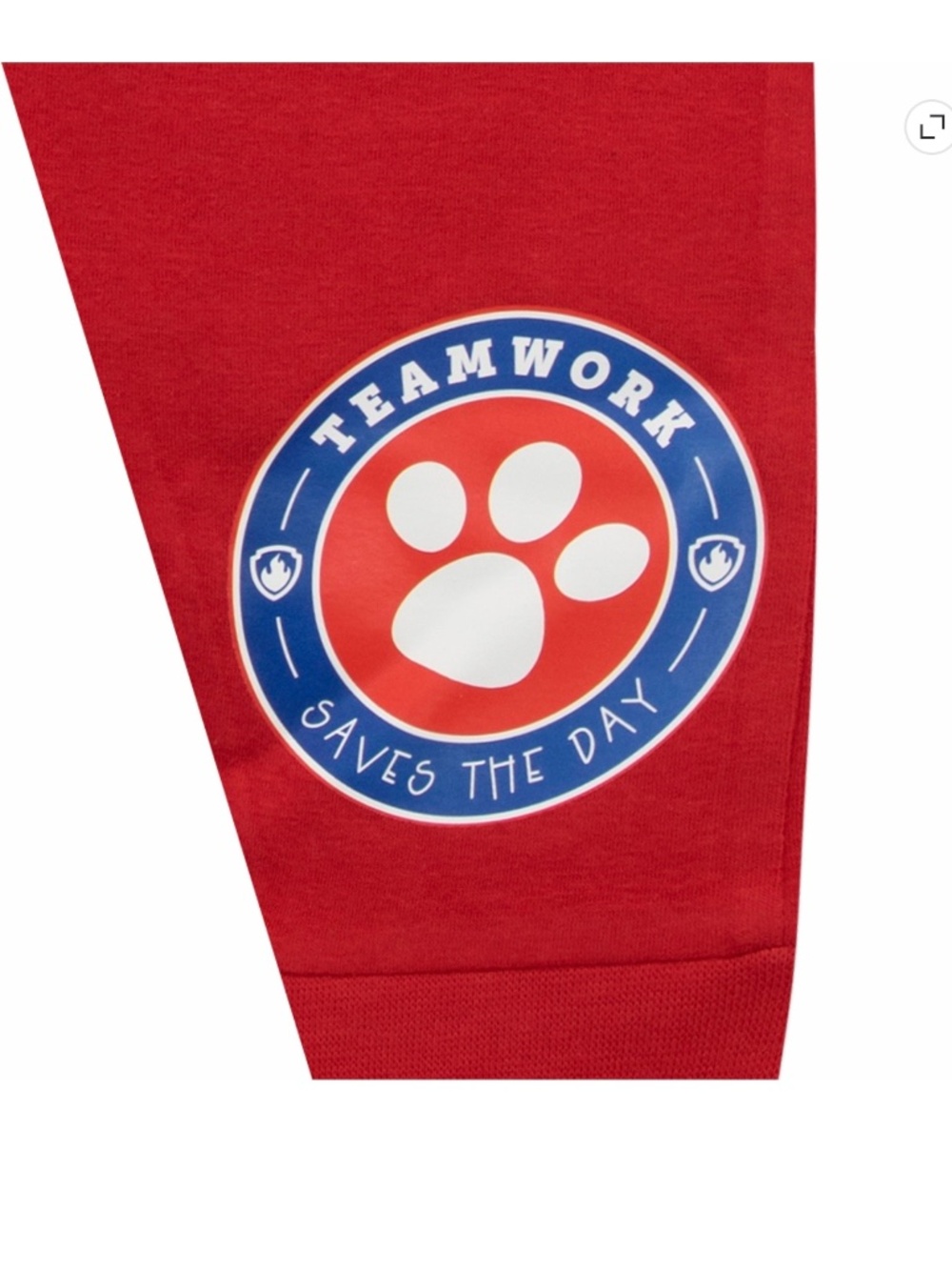 Paw Patrol Unisex Blue and Red 2 PC LS Pajama Set Size 6 NWT - Picture 5 of 5